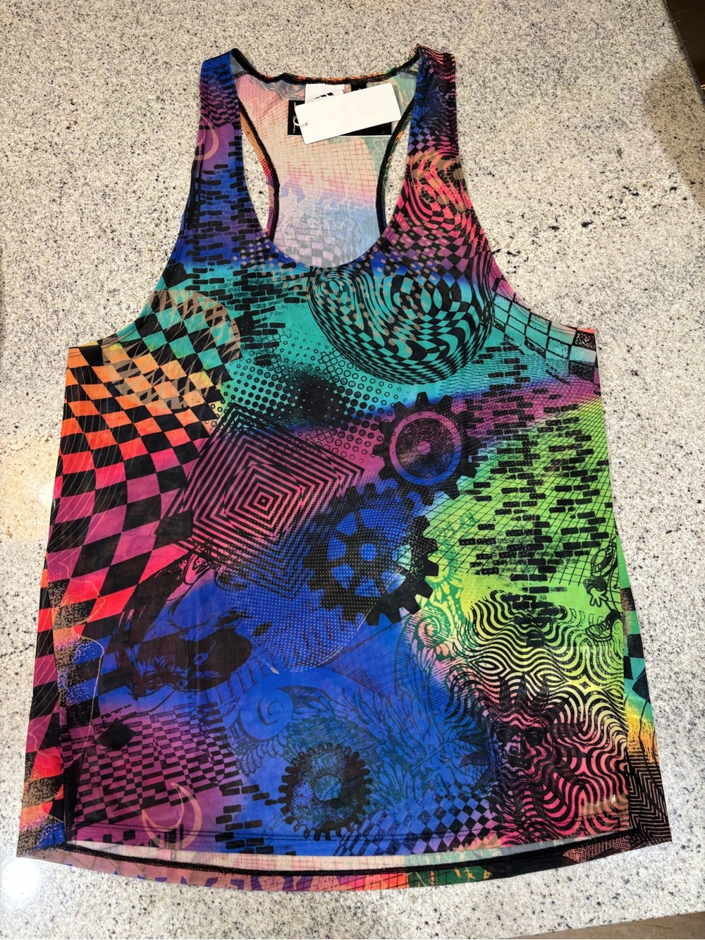 Adidas X Jeremy Scott Men’s Medium (M) Mesh Running Tank Top NEW RARE | JL7624